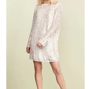 Sequin Long Sleeve Dress